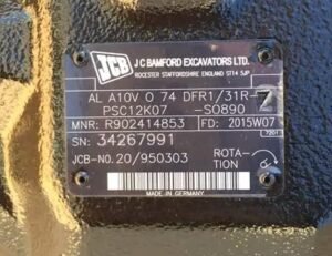 JCB Vibromax Hydraulic Pump Repair